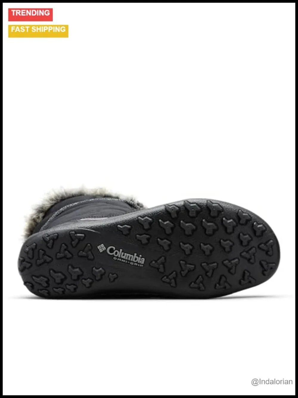 Women's Snow Boots with Faux Fur Trim - Insulated Waterproof Mid-Calf